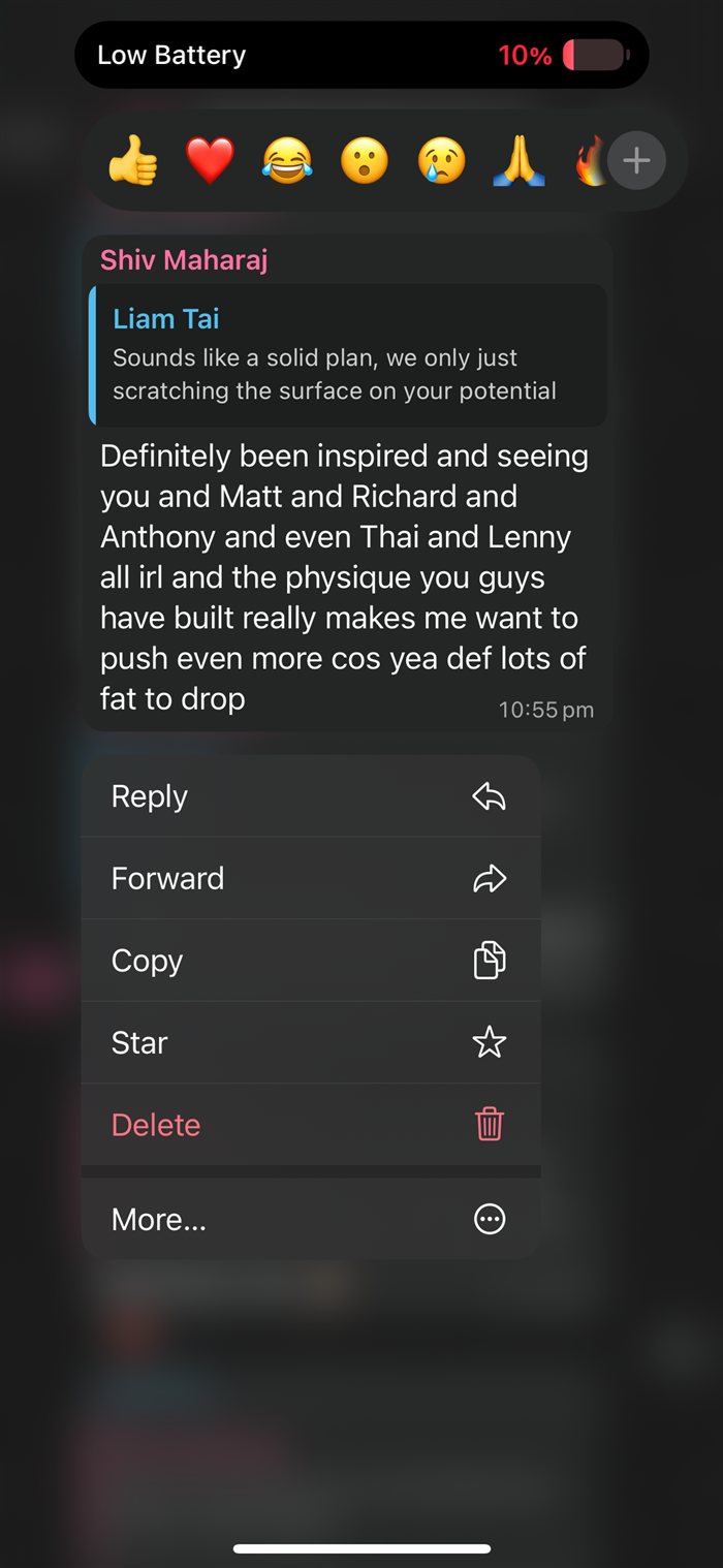 Client message